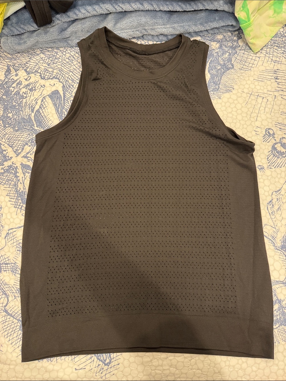 lululemon athletica Perforated Sleeveless Tank - Gray